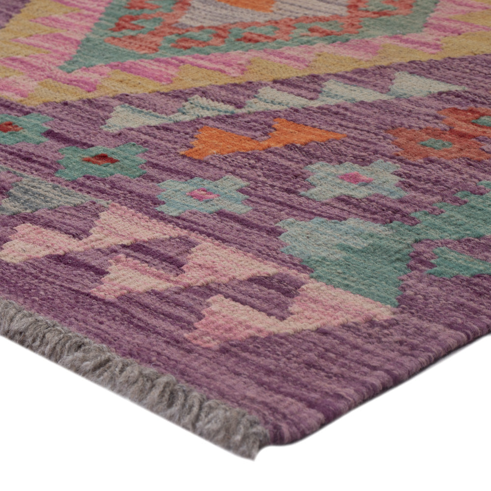 Kelim Rug - Splash - 126 x 78 cm - multicolored