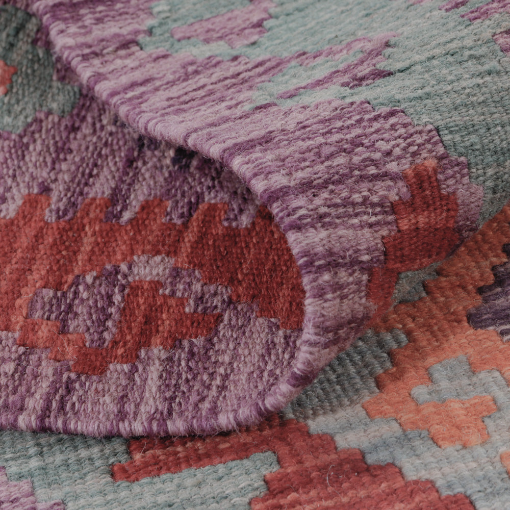 Kelim Rug - Splash - 126 x 78 cm - multicolored