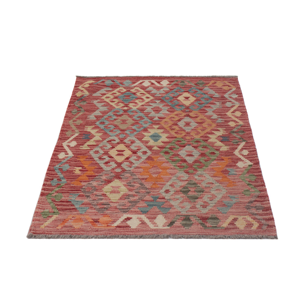 Kelim Rug - Splash - 126 x 81 cm - multicolored