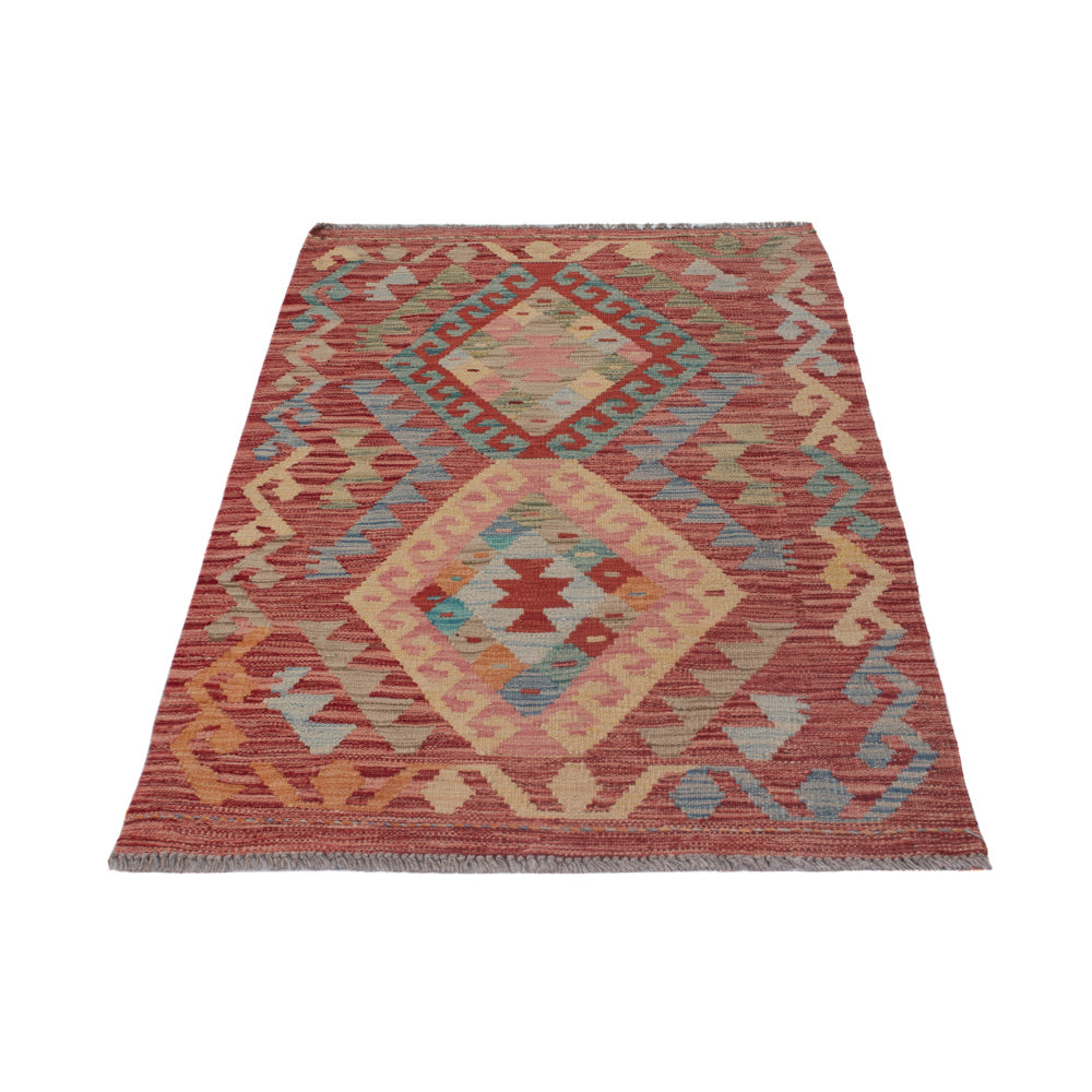 Kelim Rug - Splash - 131 x 81 cm - multicolored