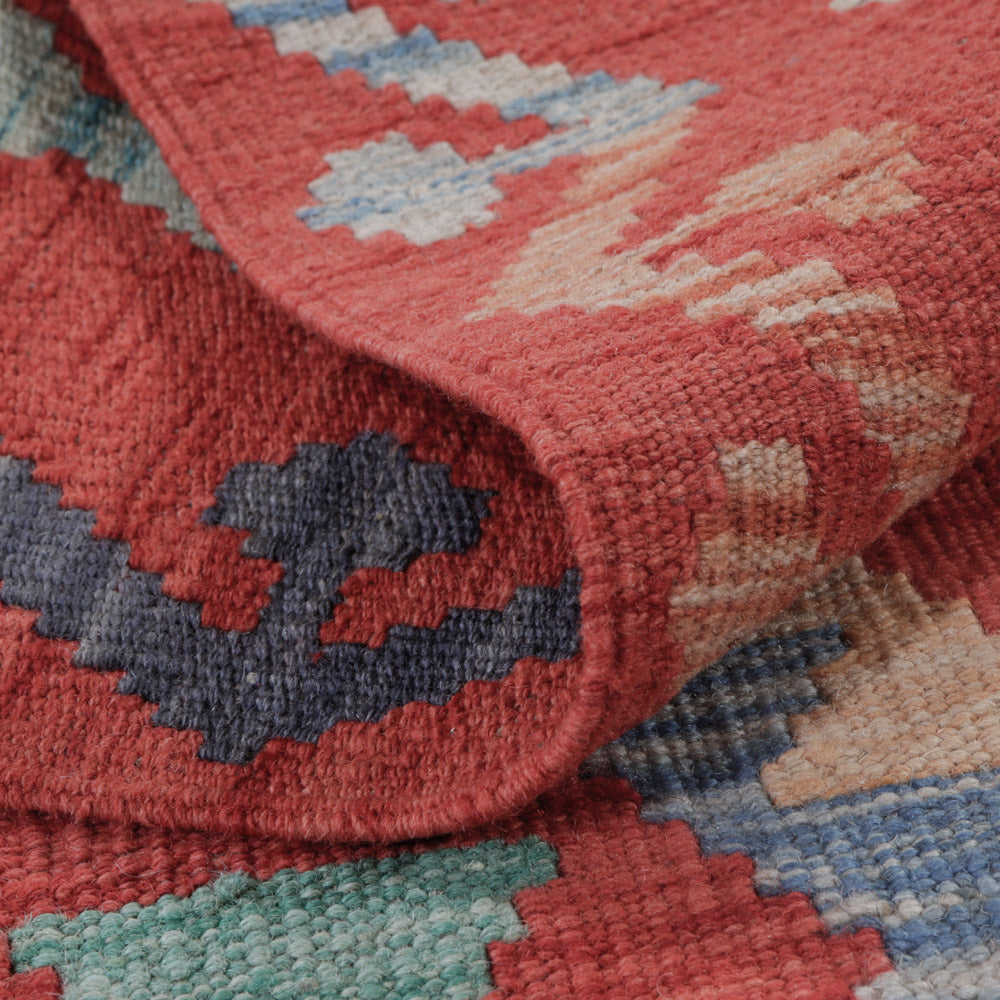 Kelim Teppich - Splash - 124 x 81 cm - mehrfarbig