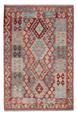 Kelim Rug - Splash - 127 x 88 cm - multicolored