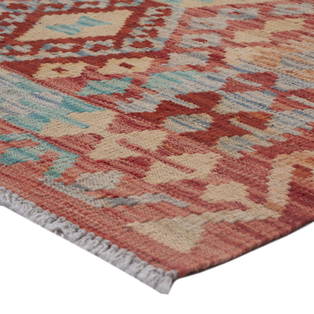 Kelim Rug - Splash - 127 x 88 cm - multicolored