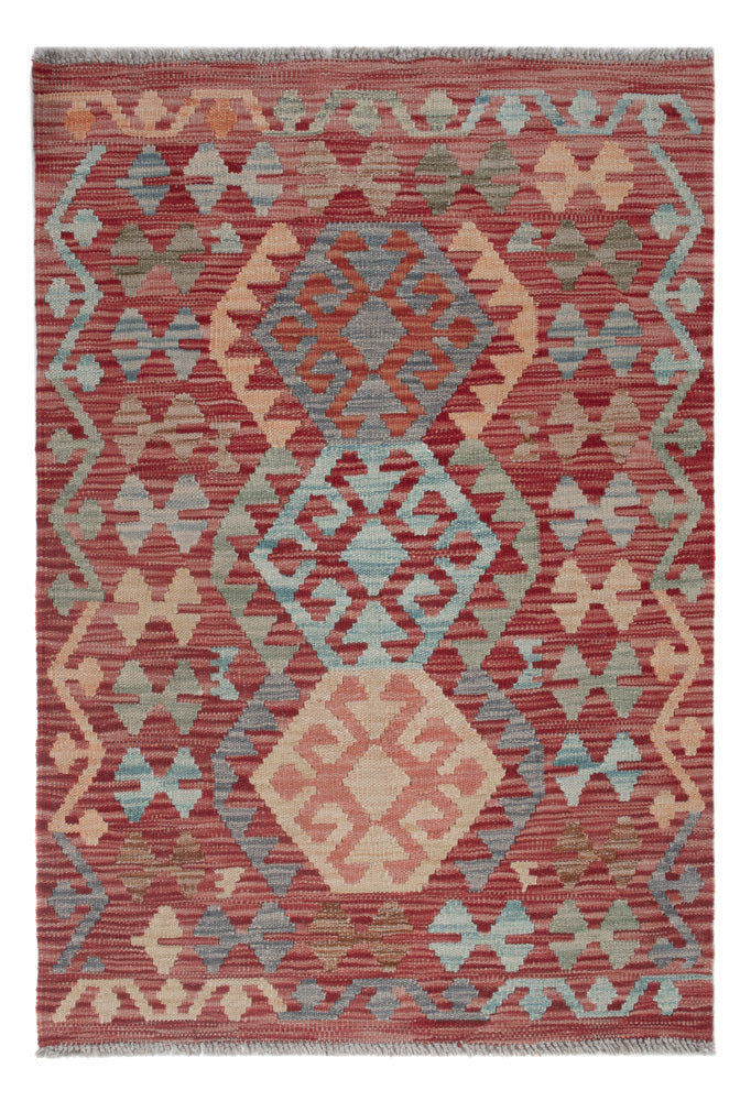 Kelim Rug - Splash - 117 x 81 cm - multicolored