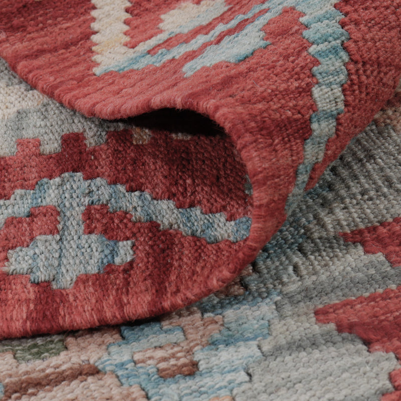 Kelim Teppich - Splash - 123 x 86 cm - mehrfarbig