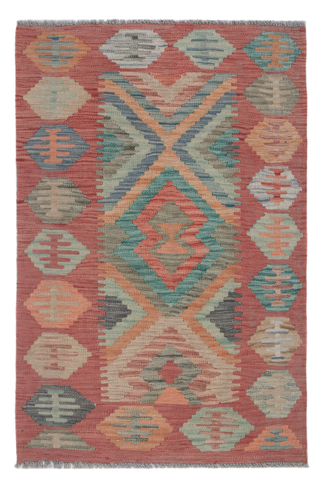 Kelim Rug - Splash - 117 x 79 cm - multicolored