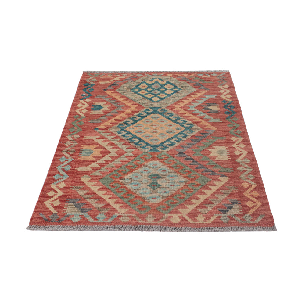 Kelim Rug - Splash - 130 x 79 cm - multicolored