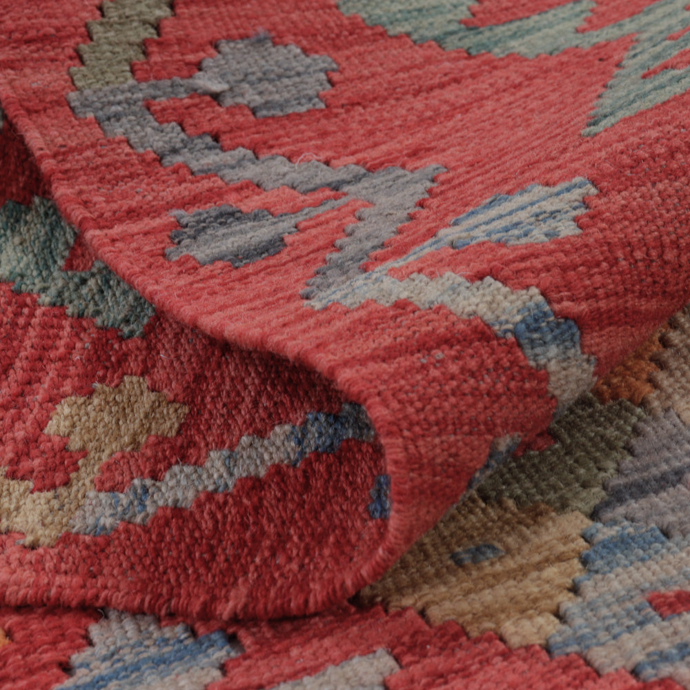 Kelim Rug - Splash - 128 x 81 cm - multicolored