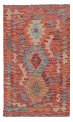 Kelim Rug - Splash - 125 x 74 cm - multicolored