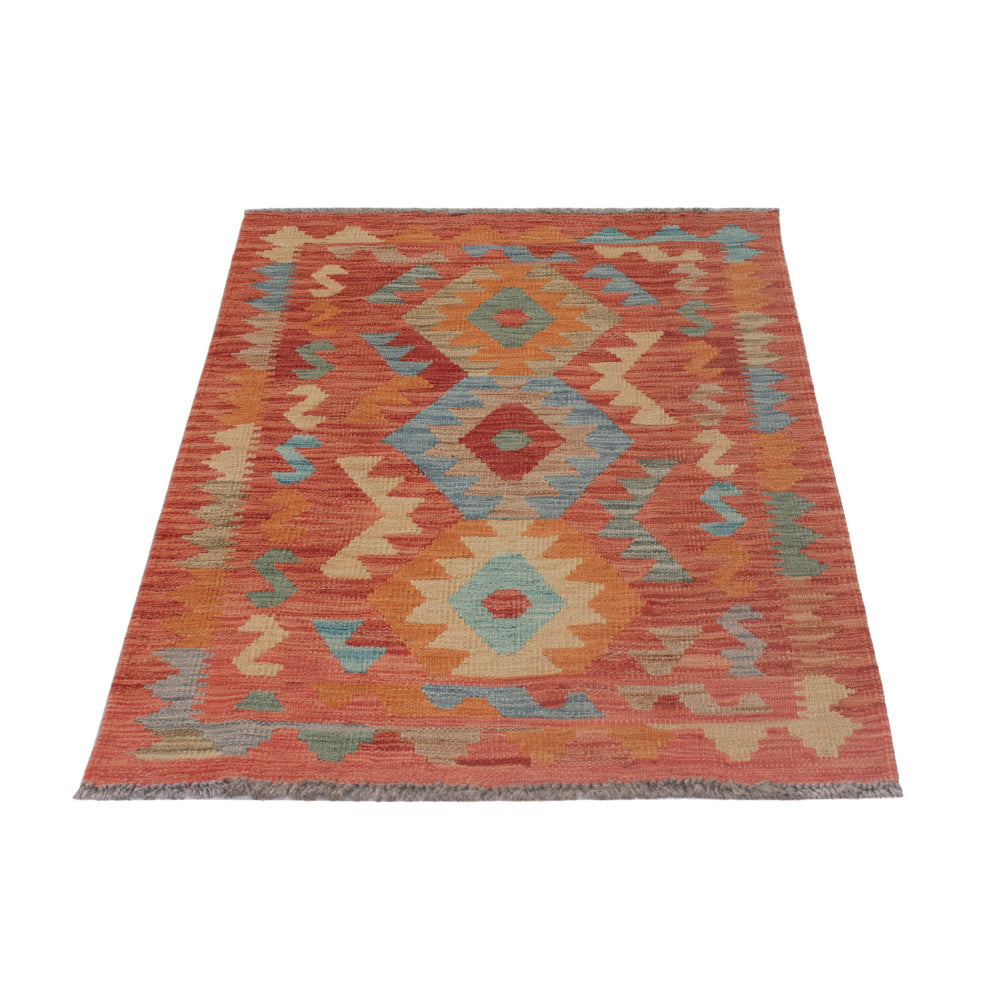 Kelim Rug - Splash - 125 x 74 cm - multicolored