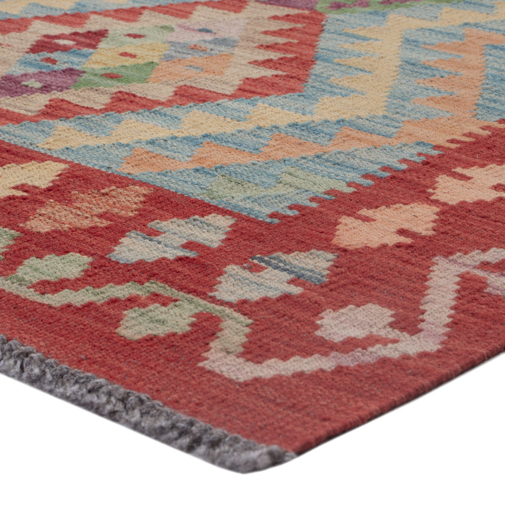 Kelim Rug - Splash - 128 x 89 cm - multicolored