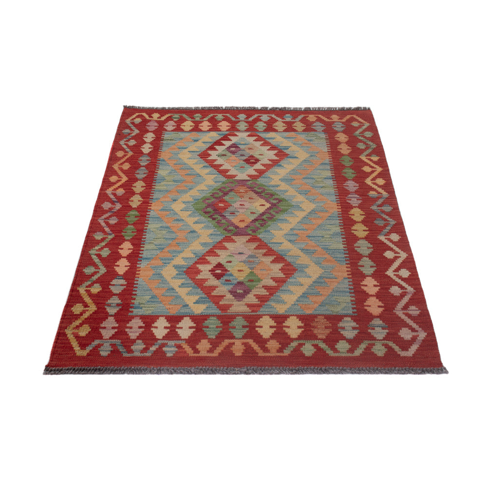 Kelim Rug - Splash - 128 x 89 cm - multicolored