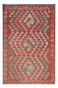 Kelim Teppich - Splash - 132 x 87 cm - mehrfarbig