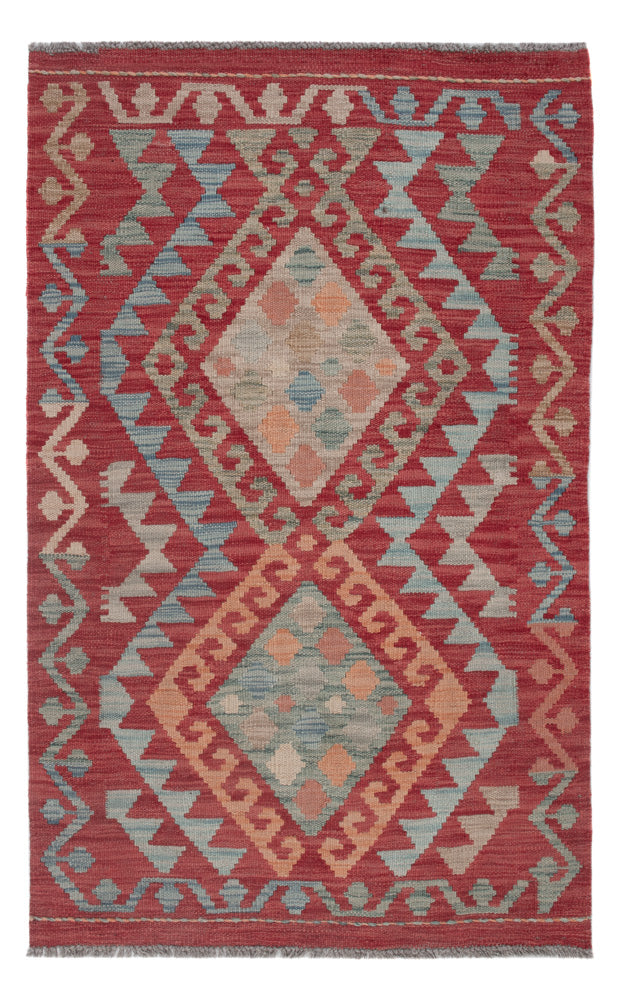 Kelim Rug - Splash - 122 x 76 cm - multicolored