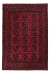 Afghan Rug - Filpa - 288 x 197 cm - dark red
