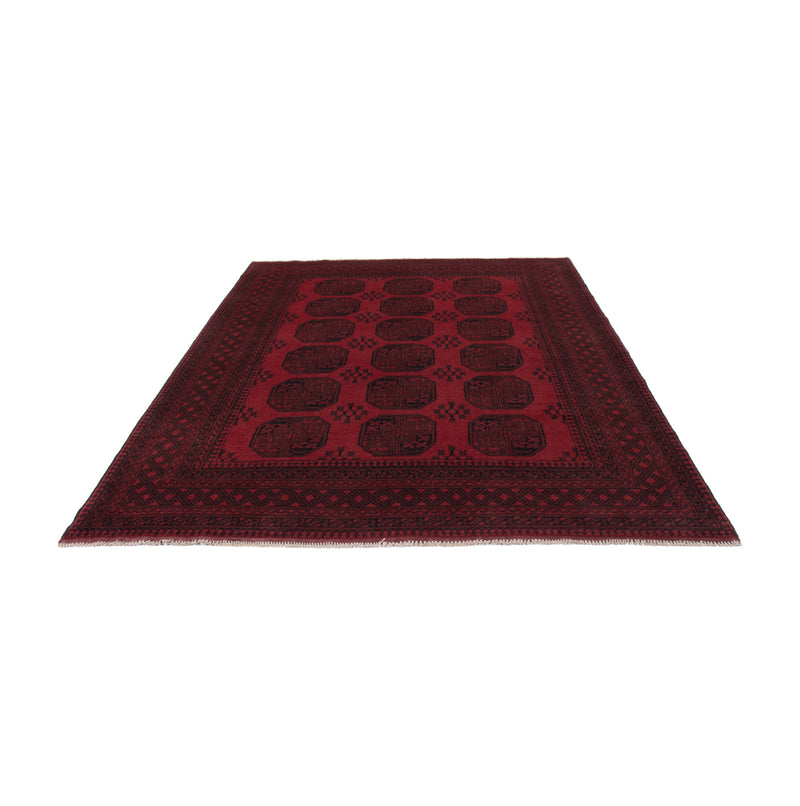 Afghan Rug - Filpa - 290 x 206 cm - dark red