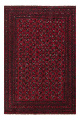 Afghan Rug - Filpa - 292 x 200 cm - dark red