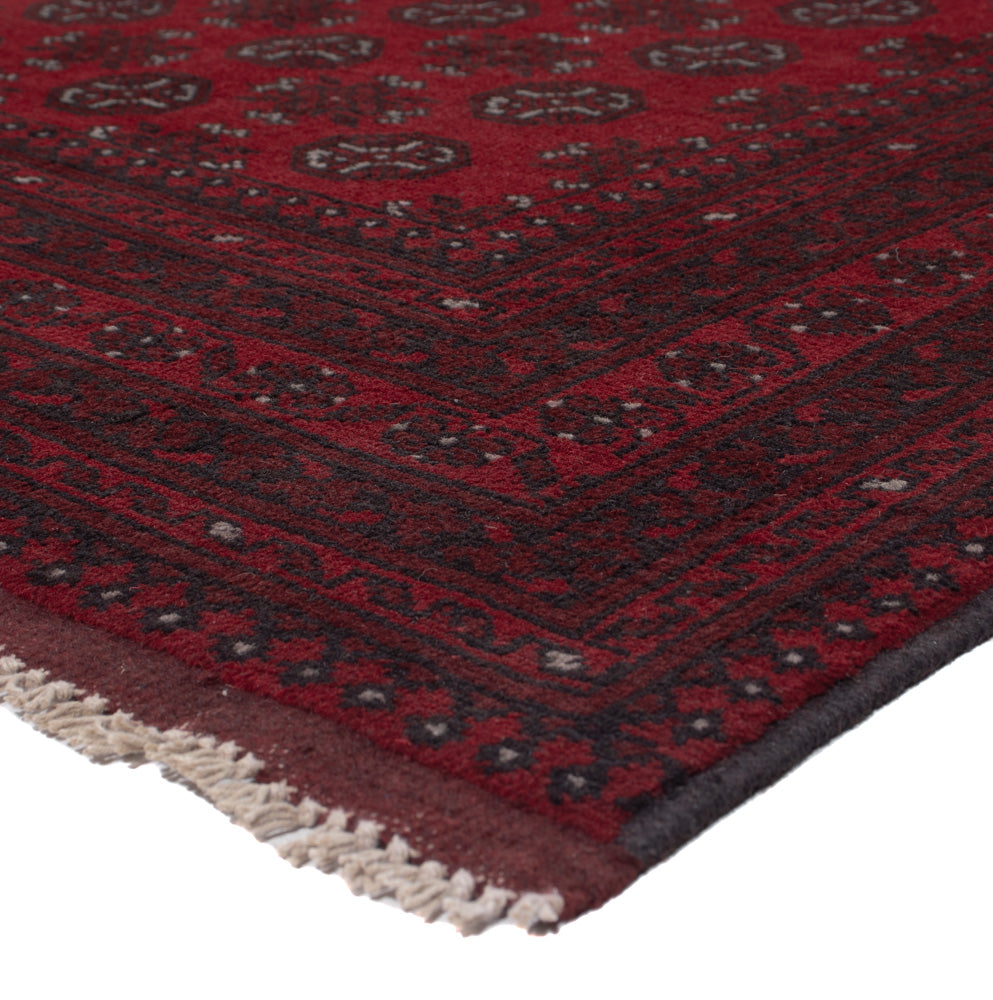 Afghan Rug - Filpa - 292 x 200 cm - dark red
