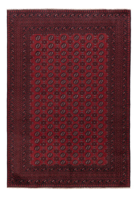 Afghan Rug - Filpa - 283 x 202 cm - dark red