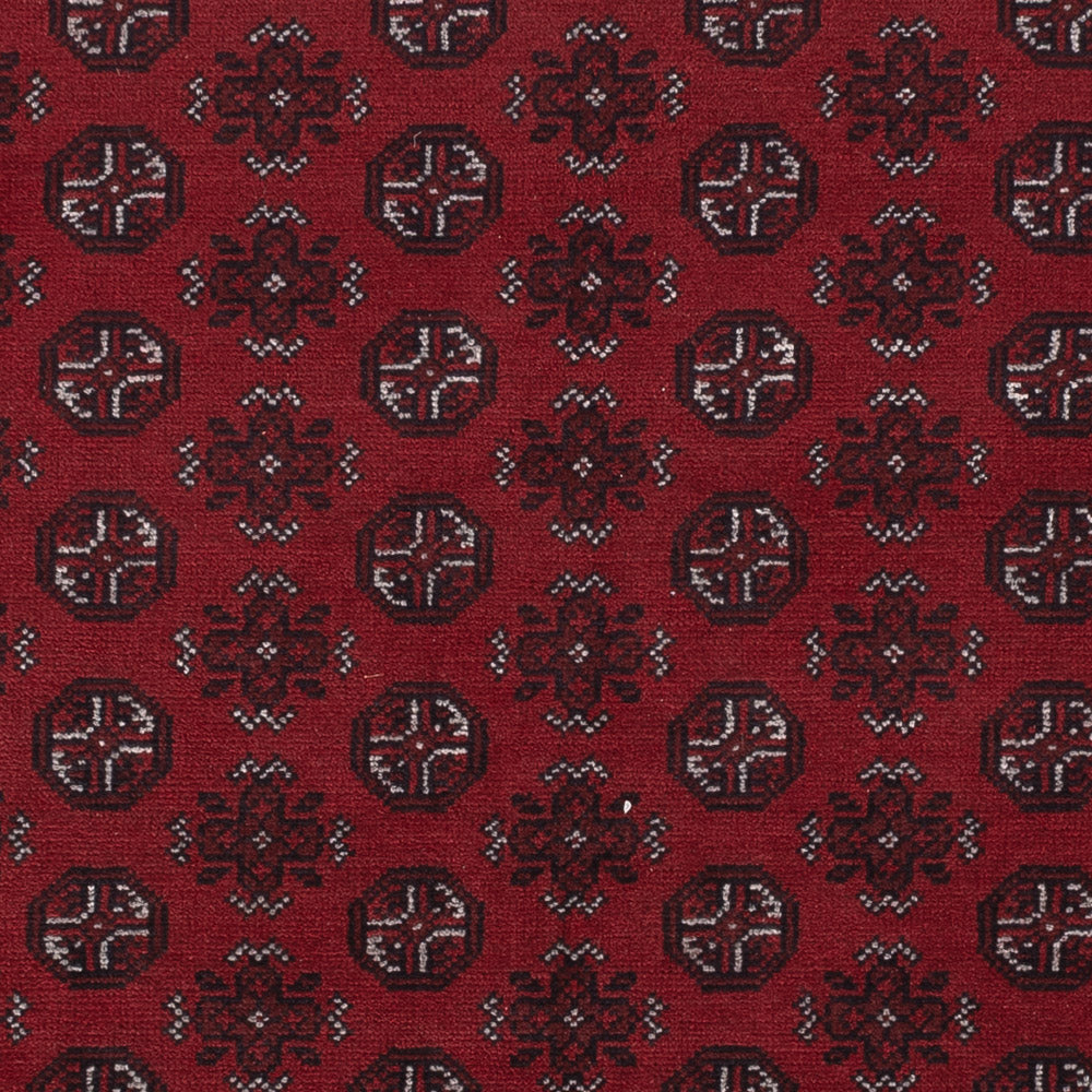 Afghan Rug - Filpa - 283 x 202 cm - dark red