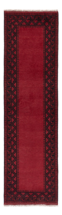 Runner Afghan Rug - Filpa - 293 x 80 cm - red