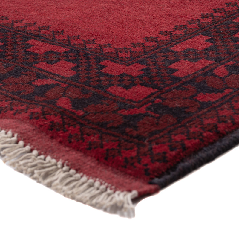 Runner Afghan Rug - Filpa - 293 x 80 cm - red