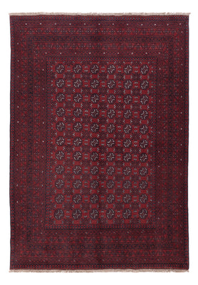 Afghan Rug - Filpa - 238 x 166 cm - dark red
