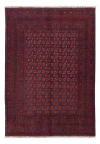 Afghan Rug - Filpa - 238 x 166 cm - dark red
