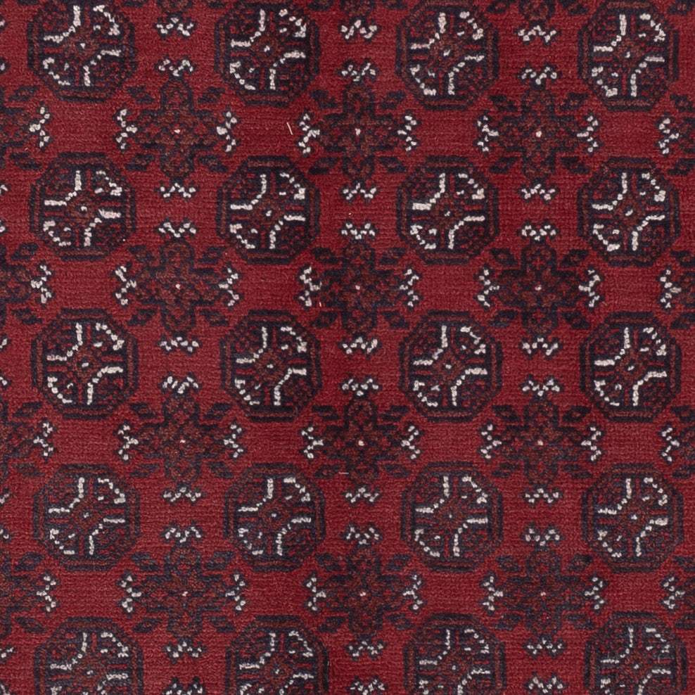 Afghan Rug - Filpa - 238 x 166 cm - dark red