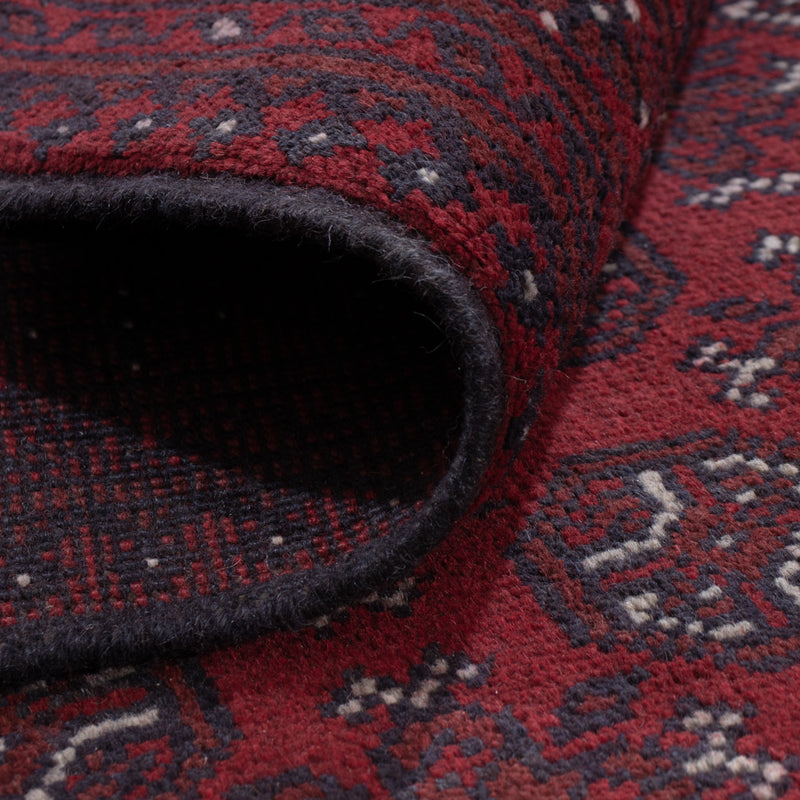 Afghan Rug - Filpa - 238 x 166 cm - dark red