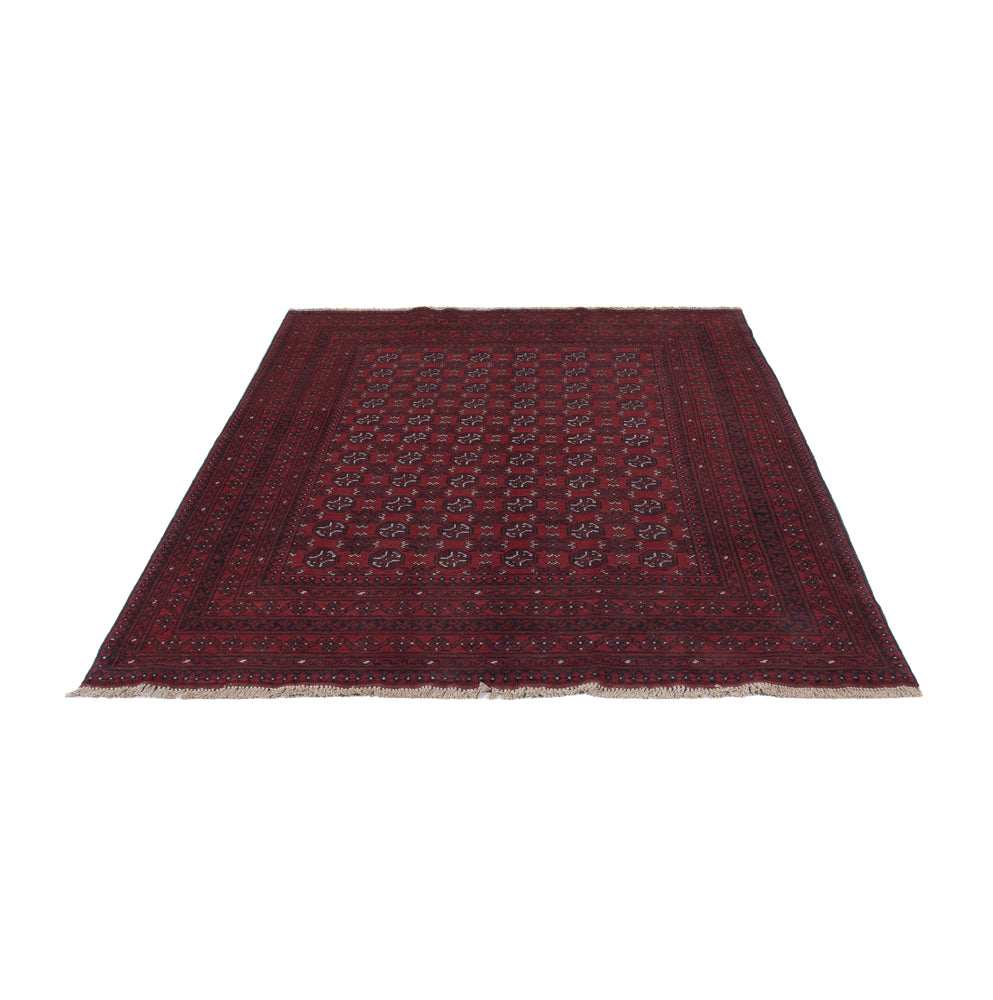 Afghan Rug - Filpa - 238 x 166 cm - dark red