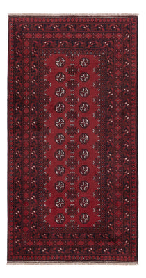 Runner Afghan Rug - Filpa - 190 x 98 cm - dark red