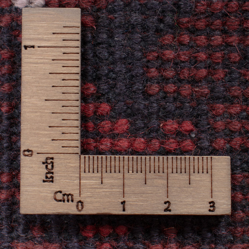 Runner Afghan Rug - Filpa - 190 x 98 cm - dark red