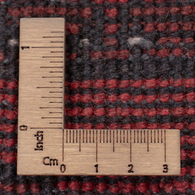 Runner Afghan Rug - Filpa - 197 x 101 cm - dark red