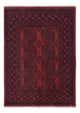 Afghan Teppich - Filpa - 198 x 142 cm - dunkelrot