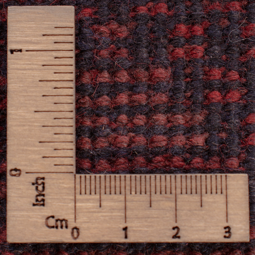 Runner Afghan Rug - Filpa - 194 x 100 cm - dark red