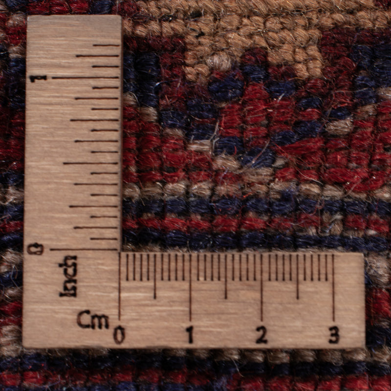 Kelim Teppich - Oriental quadratisch  - 187 x 161 cm - dunkelrot