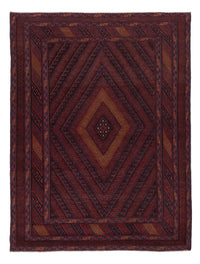 Kelim Rug - Oriental - 201 x 155 cm - rust