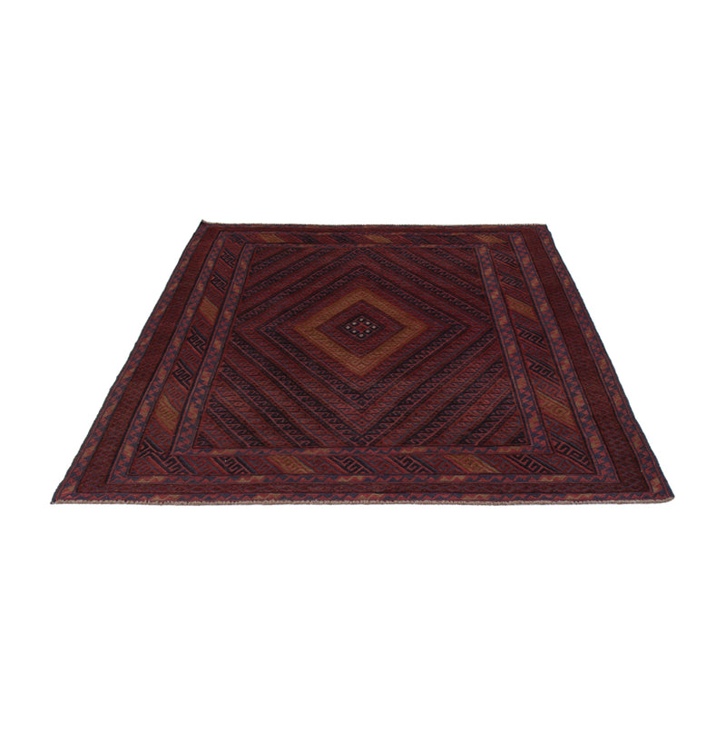 Kelim Rug - Oriental - 201 x 155 cm - rust