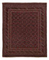 Afghan Kilim Rug 154x197cm - Rectangle / Dark Beige / 154 x 197 cm Rectangle