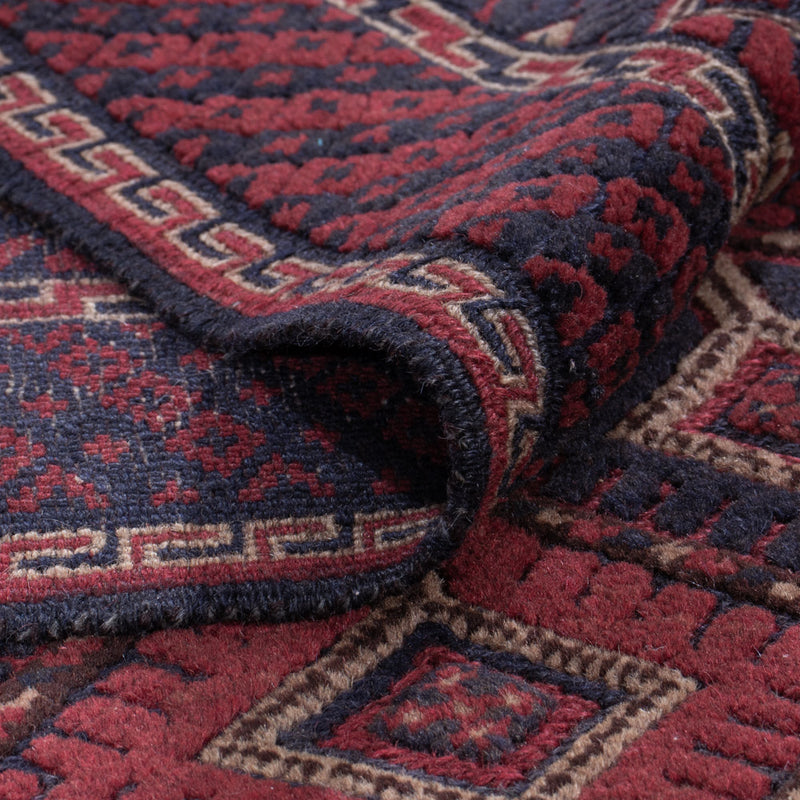 Kelim Teppich - Oriental - 182 x 153 cm - dunkelrot