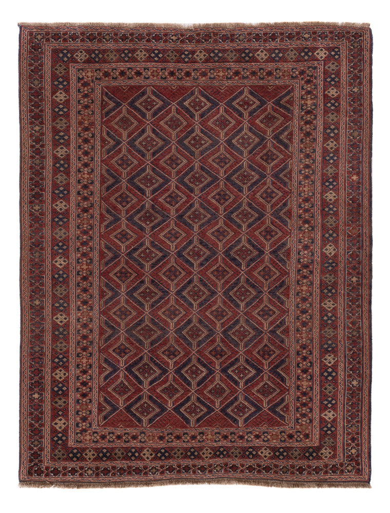 Kelim Rug - Oriental - 198 x 150 cm - dark beige