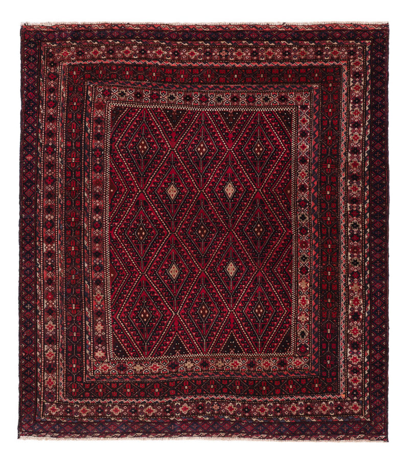 Kelim Teppich - Oriental - 174 x 149 cm - dunkelrot