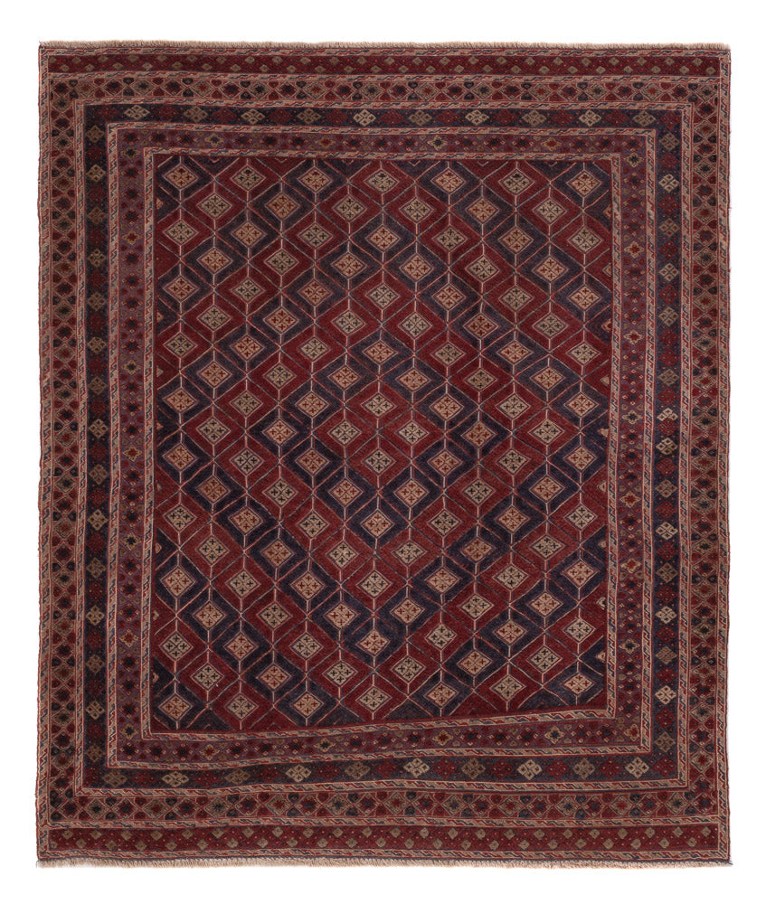 Runner Kelim Rug - Oriental - 186 x 158 cm - dark beige