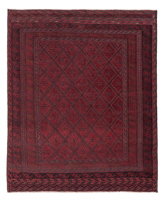 Kelim Rug - Oriental - 185 x 153 cm - dark red