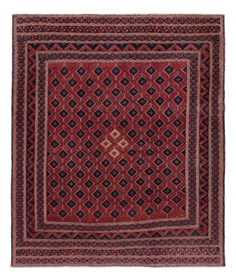 Kelim Rug - Oriental other shape  - 184 x 158 cm - dark red