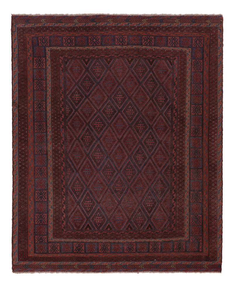 Kelim Rug - Oriental - 202 x 170 cm - dark beige