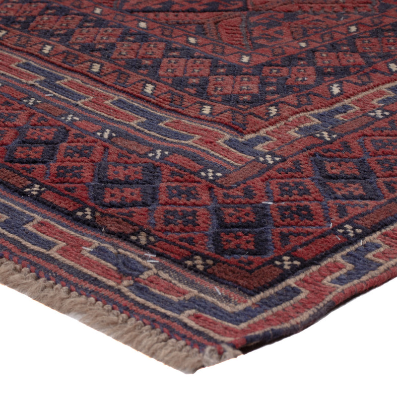 Kelim Teppich - Oriental - 184 x 137 cm - dunkelrot