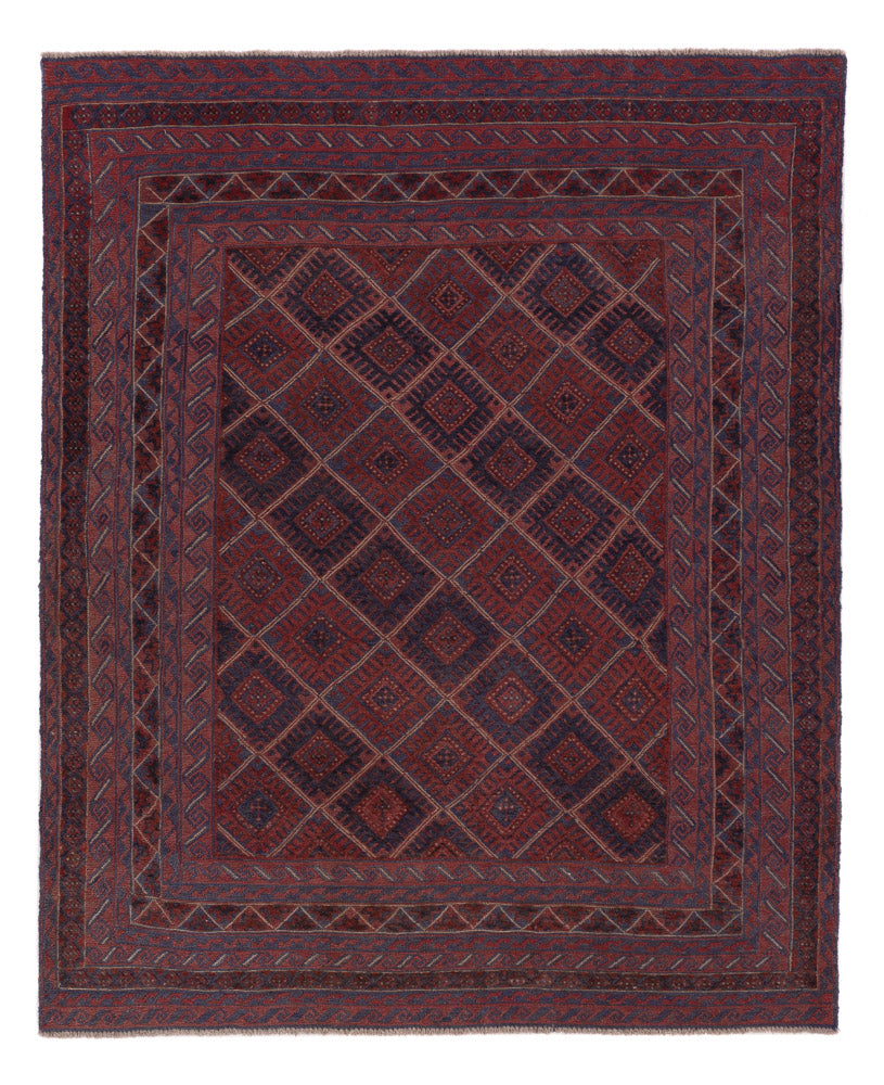 Kelim Rug - Oriental - 188 x 150 cm - dark beige
