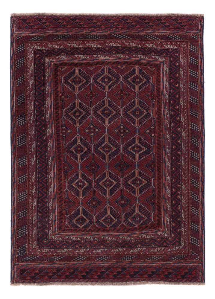 Kelim Rug - Oriental - 194 x 144 cm - dark beige